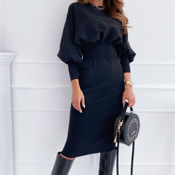 2021 new autumn slim pink knitted women winter lantern sleeve sweater sheath party vestidos fcta, Black;gray
2021 new autumn slim pink knitted women winter lantern sleeve sweater sheath party vestidos fcta, Black;gray