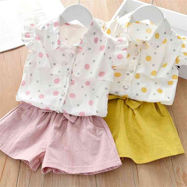 summer kids clothing polka dot cotton linen short-sleeved suit children clothes baby girl 210528, White
summer kids clothing polka dot cotton linen short-sleeved suit children clothes baby girl 210528, White