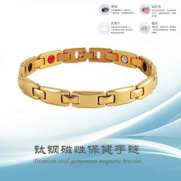 korean bracelet magnetic stainless steel bracelet titanium germanium magnetic women's jewelry, Black
korean bracelet magnetic stainless steel bracelet titanium germanium magnetic women's jewelry, Black
