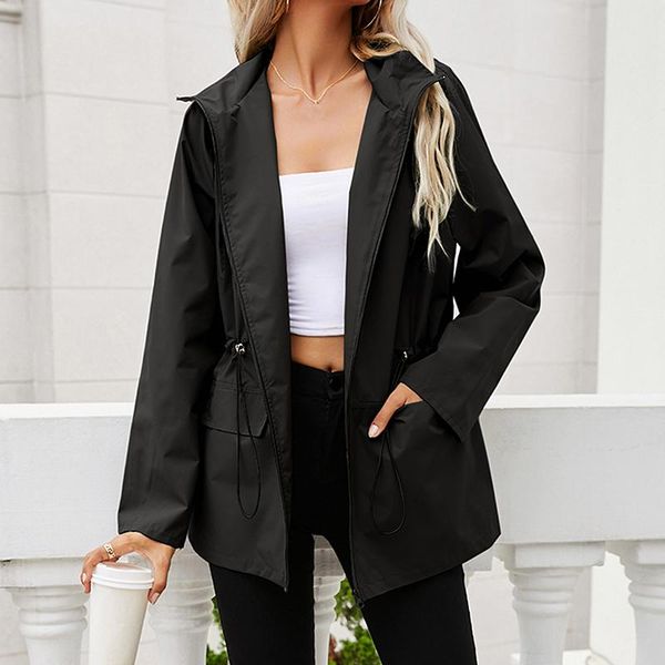 women's jackets black casual jacket for women summer outdoor elastic slim long sleeve solid zipper female camping mountaineering clothe, Black;brown
women's jackets black casual jacket for women summer outdoor elastic slim long sleeve solid zipper female camping mountaineering clothe, Black;brown