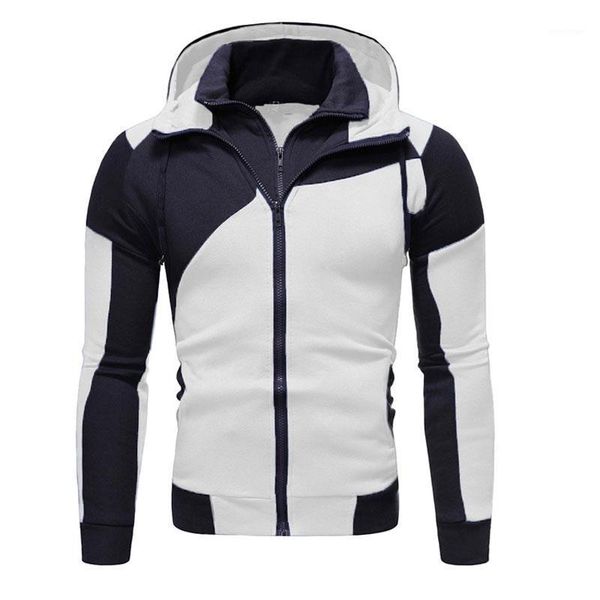 winter men's hoodie pure color standard stitching jacket hooded casual fashion long sleeve sports zip hoodies & sweatshirts, Black
winter men's hoodie pure color standard stitching jacket hooded casual fashion long sleeve sports zip hoodies & sweatshirts, Black