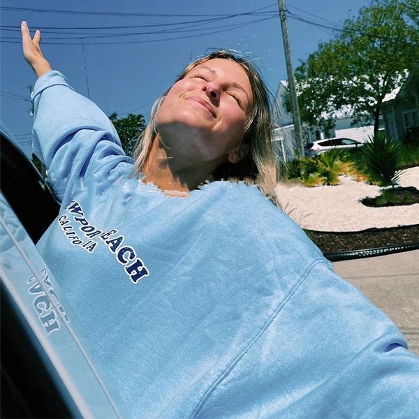 2021 nice blue letter printing oversized sweatshirt women girls loose casual plus size long sleeve new fashion teens clothes fvkx, Black
2021 nice blue letter printing oversized sweatshirt women girls loose casual plus size long sleeve new fashion teens clothes fvkx, Black