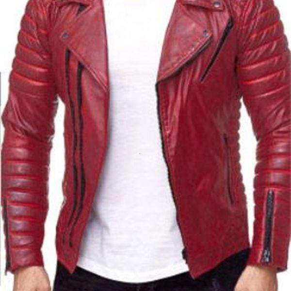 mens designer pu leather jacket motorbiker turndown collar zippers slim fit coats jackets, Black;brown
mens designer pu leather jacket motorbiker turndown collar zippers slim fit coats jackets, Black;brown