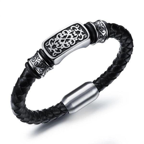charm bracelets men's retro pattern hand-woven leather bracelet casual jewelry, Golden;silver
charm bracelets men's retro pattern hand-woven leather bracelet casual jewelry, Golden;silver