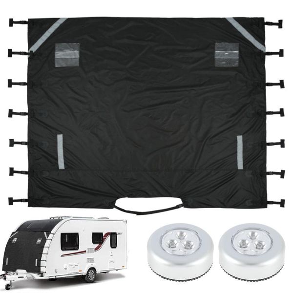 parts waterproof rv caravan towing cover universal motorhome protective front with led lights dustproof auto accessories
parts waterproof rv caravan towing cover universal motorhome protective front with led lights dustproof auto accessories