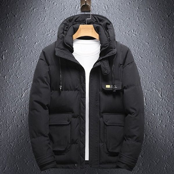 mens thicken duck down coat fashion trend windproof hooded puffer jacket designer winter luxury bread warm puff casual jackets for man, Black
mens thicken duck down coat fashion trend windproof hooded puffer jacket designer winter luxury bread warm puff casual jackets for man, Black