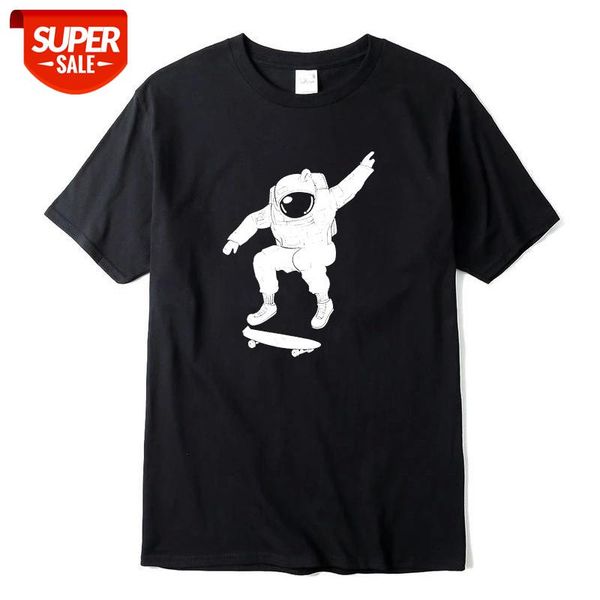 men's t-shirt 100% cotton astronaut play the skateboard print o-neck short sleeve designs men t-shirt casual summer loose tshirt #jn0e, White;black
men's t-shirt 100% cotton astronaut play the skateboard print o-neck short sleeve designs men t-shirt casual summer loose tshirt #jn0e, White;black