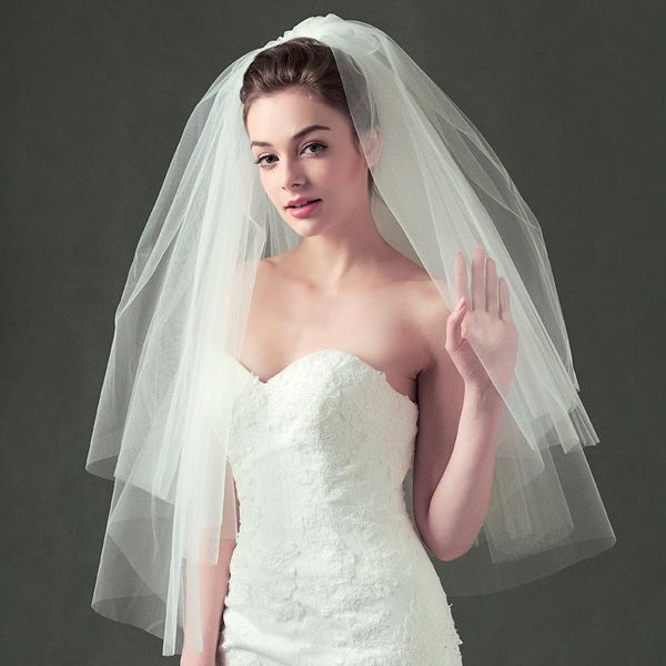 bridal veils 2021 fashion short wedding veil two layers tulle accessories veu de noiva, Black
bridal veils 2021 fashion short wedding veil two layers tulle accessories veu de noiva, Black
