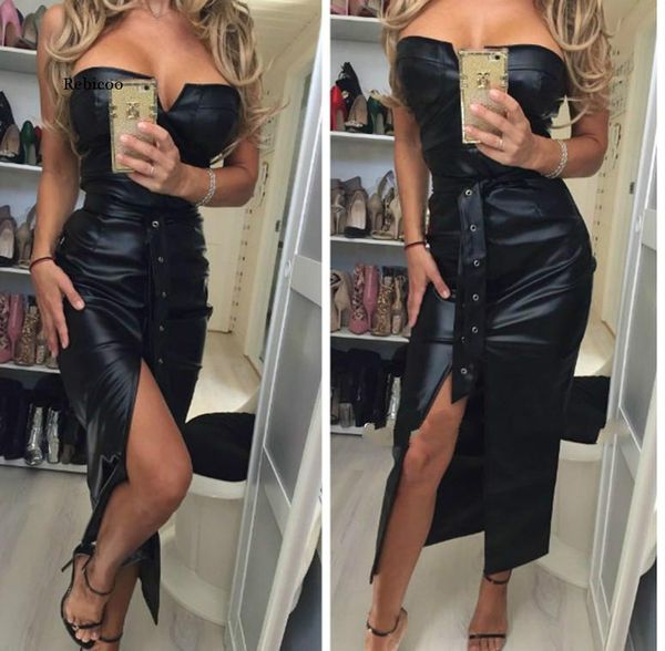 casual dresses solid tube slit coated pu dress women fashion sashes winter long sleeveless single-breasted, Black;gray
casual dresses solid tube slit coated pu dress women fashion sashes winter long sleeveless single-breasted, Black;gray