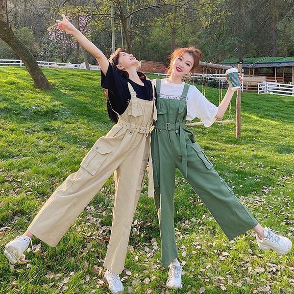 women's jumpsuits & rompers jumpsuit spring and autumn korean version schoolgirl confidante wide leg pants loose casual girl all-match, Black;white
women's jumpsuits & rompers jumpsuit spring and autumn korean version schoolgirl confidante wide leg pants loose casual girl all-match, Black;white
