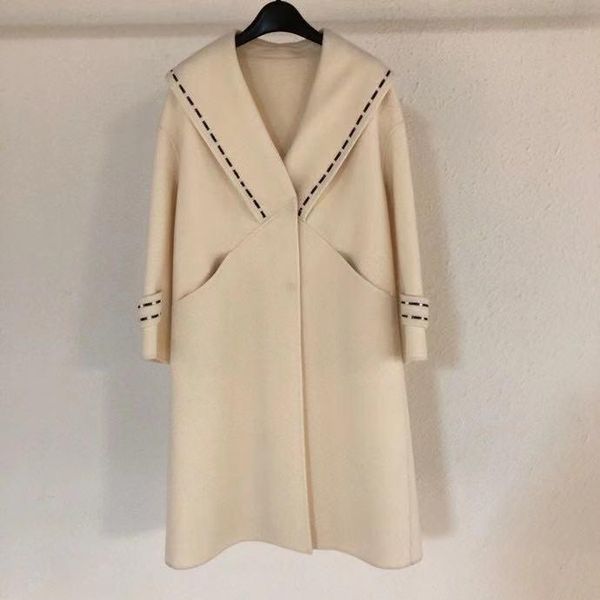 women's wool & blends 2021 early spring long coat women coats elegant loose basic pockets woolen top, Black
women's wool & blends 2021 early spring long coat women coats elegant loose basic pockets woolen top, Black