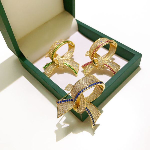 wedding party suite dress yellow gold plated cz bow brooches pins for men women gift, Gray
wedding party suite dress yellow gold plated cz bow brooches pins for men women gift, Gray