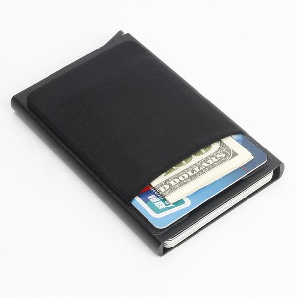 card holders automatic rfid magnetic package aluminum metal business case elastic lecai back stick, Brown;gray
card holders automatic rfid magnetic package aluminum metal business case elastic lecai back stick, Brown;gray
