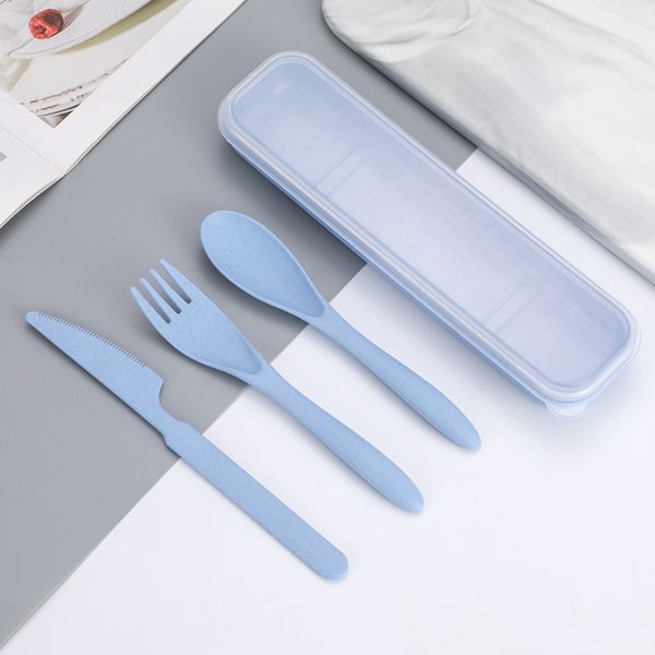 new multicolor wheat straw portable cutlery knife fork spoon three piece travel anti falling cutlery activity gift set 1402 t2
new multicolor wheat straw portable cutlery knife fork spoon three piece travel anti falling cutlery activity gift set 1402 t2