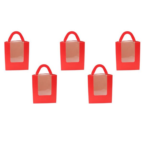 20 pcs handle cupcake boxes containers with pvc window/cardboard insert and bottom bracket(red)
20 pcs handle cupcake boxes containers with pvc window/cardboard insert and bottom bracket(red)