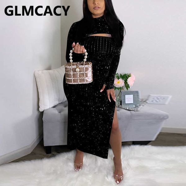 women glitter striped velvet dress evening party club slit dress 210702, Black;gray
women glitter striped velvet dress evening party club slit dress 210702, Black;gray
