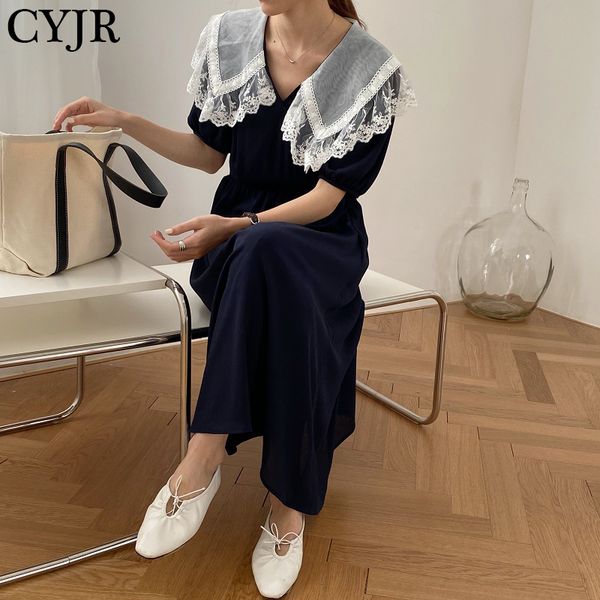 vinatge elegant organza lace collar doll dressed 2021 new summer style korean maxi party dress black akov, Black;gray
vinatge elegant organza lace collar doll dressed 2021 new summer style korean maxi party dress black akov, Black;gray