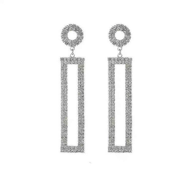korean personalized tassel earrings exaggerated dinner diamond trinkets shiny earrings, Golden
korean personalized tassel earrings exaggerated dinner diamond trinkets shiny earrings, Golden
