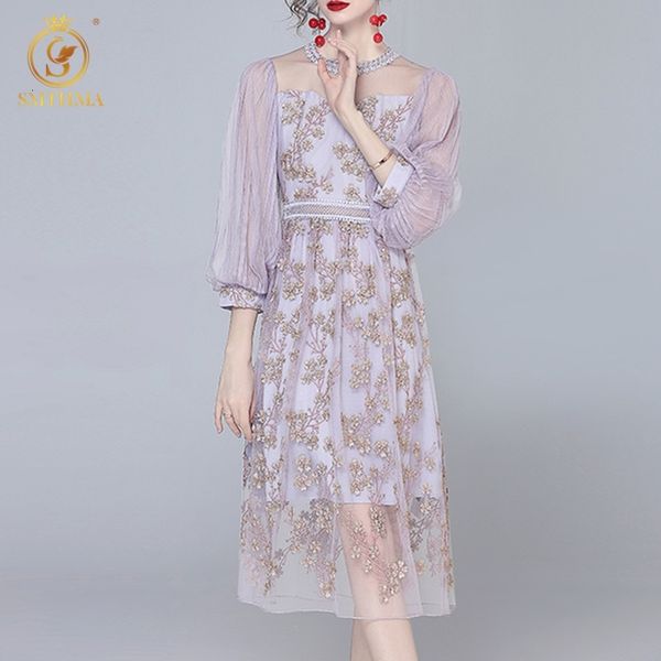 casual dresses high-quality luxury design runway summer women's mesh patchwork embroidery party es vestidos 4lky, Black;gray
casual dresses high-quality luxury design runway summer women's mesh patchwork embroidery party es vestidos 4lky, Black;gray