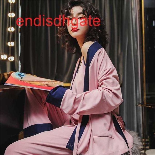 factory4ocnspring autumn cotton and pajamas three women's piece set with hanging thin long sleeves can be worn out o, Black;white
factory4ocnspring autumn cotton and pajamas three women's piece set with hanging thin long sleeves can be worn out o, Black;white