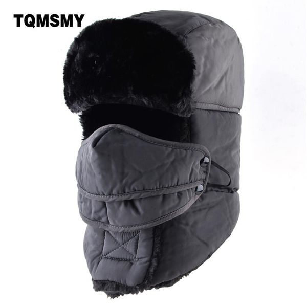 berets tqmsmy russian masks cap women's winter hats for men bomber hat adults tricycle ear flaps bone casual warm ushanka caps, Blue;gray
berets tqmsmy russian masks cap women's winter hats for men bomber hat adults tricycle ear flaps bone casual warm ushanka caps, Blue;gray