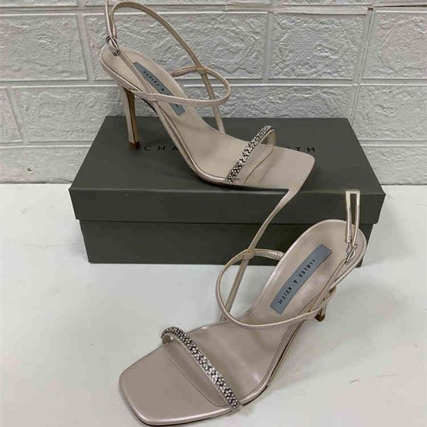 small c family high-heeled shoes with thin heel and water diamond decoration, square head and open toe high-heeled sandals, female, Black
small c family high-heeled shoes with thin heel and water diamond decoration, square head and open toe high-heeled sandals, female, Black