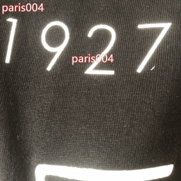 1927 men's summer short-sleeved english letters fl printed round neck cotton t-shirt female loose fashion designer short-sleeved couple, White
1927 men's summer short-sleeved english letters fl printed round neck cotton t-shirt female loose fashion designer short-sleeved couple, White