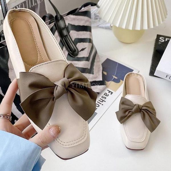 slippers spring bowknot square toe woman slip on loafers mules flip flops casual shoes slides zapatillas mujer casa, Black
slippers spring bowknot square toe woman slip on loafers mules flip flops casual shoes slides zapatillas mujer casa, Black