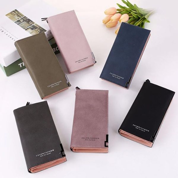 brand wallet women scrub leather lady purses ladies clutch wallet long female carteira feminina, Red;black
brand wallet women scrub leather lady purses ladies clutch wallet long female carteira feminina, Red;black