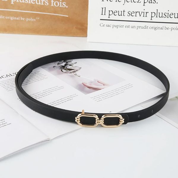 belts fashion pu leather thin belt for women personality metal buckle waist strap designer ladies trouser dress decoration waistband, Black;brown
belts fashion pu leather thin belt for women personality metal buckle waist strap designer ladies trouser dress decoration waistband, Black;brown