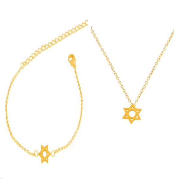 earrings & necklace israel simple style stainless steel magen star shape jewish david necklaces bracelet for women fashion jewelry sets bijo, Silver
earrings & necklace israel simple style stainless steel magen star shape jewish david necklaces bracelet for women fashion jewelry sets bijo, Silver