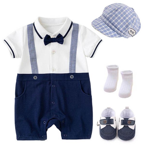 baby rompers boys bodysuits newborn clothes cotton summer short sleeve infant jumpsuit one piece clothing hats socks shoes 4pcs sets toddler, Blue
baby rompers boys bodysuits newborn clothes cotton summer short sleeve infant jumpsuit one piece clothing hats socks shoes 4pcs sets toddler, Blue