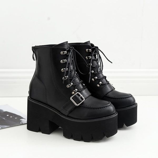 boots lace up platform women's buckle strap high heel women black goth ankle for 369
boots lace up platform women's buckle strap high heel women black goth ankle for 369