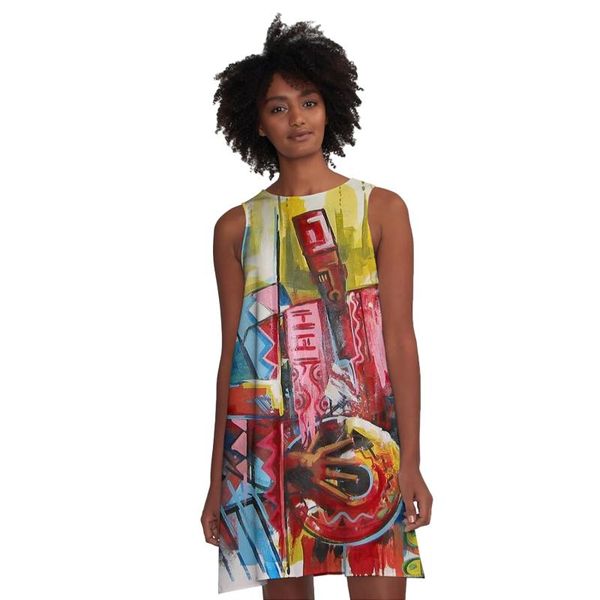 casual dresses 2021 summer style color stitching printing sleeveless dress loose fashion high street trendy women's clothing, Black;gray
casual dresses 2021 summer style color stitching printing sleeveless dress loose fashion high street trendy women's clothing, Black;gray