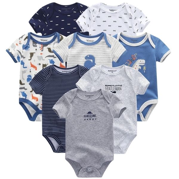 8pcs newborn baby boy clothes breathable cotton short sleeve romper clothing for boys girls cute cartoon jumpsuits summer 210309, Blue
8pcs newborn baby boy clothes breathable cotton short sleeve romper clothing for boys girls cute cartoon jumpsuits summer 210309, Blue