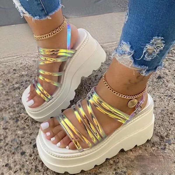 sandals 2021 women fashion wedge platform gladiator for summer shoes high heel sandal female sandalias, Black 
sandals 2021 women fashion wedge platform gladiator for summer shoes high heel sandal female sandalias, Black