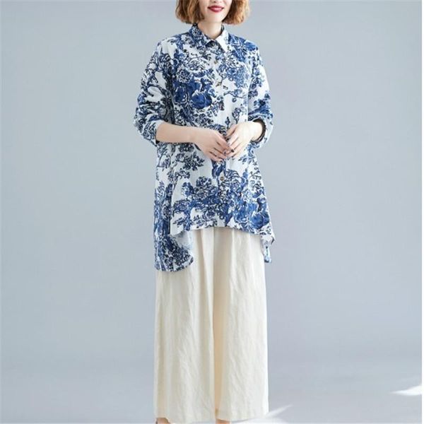 women's blouses & shirts 4xl plus size blouse style loose printed irregular chiffon for autumn 2021 ladies office wear, White
women's blouses & shirts 4xl plus size blouse style loose printed irregular chiffon for autumn 2021 ladies office wear, White