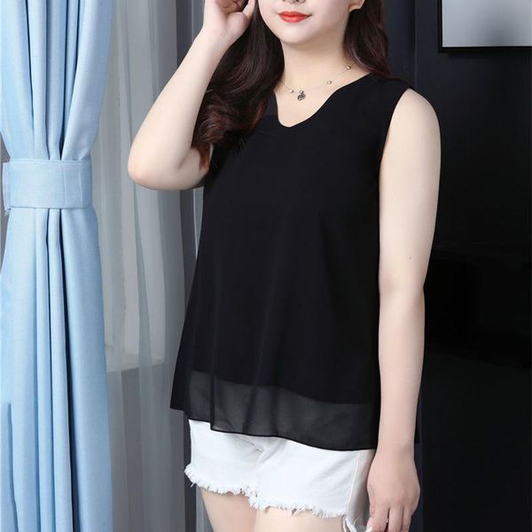 women's blouses & shirts women spring summer style casual vest lady all-match v-neck solid color loose blusas dm0019, White
women's blouses & shirts women spring summer style casual vest lady all-match v-neck solid color loose blusas dm0019, White