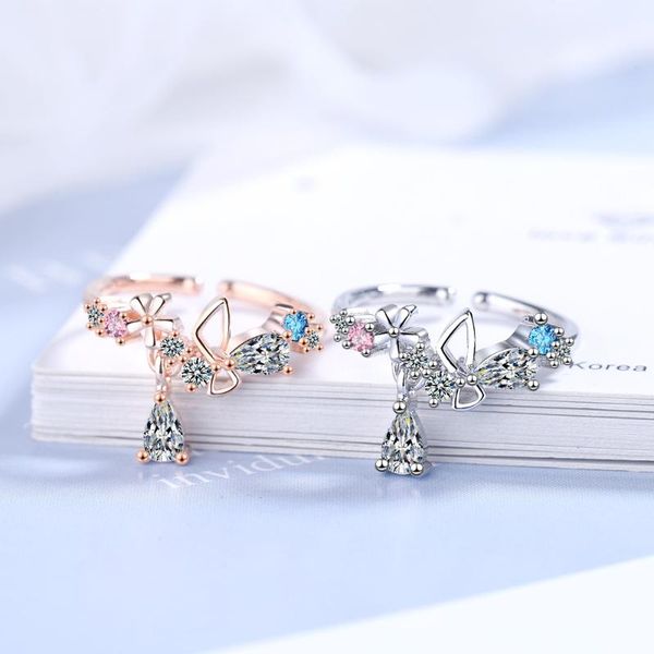 cluster rings 925 sterling silver tassel crystal flower bowknot for women wedding birthday finger ring jewelry accessories jz511, Golden;silver
cluster rings 925 sterling silver tassel crystal flower bowknot for women wedding birthday finger ring jewelry accessories jz511, Golden;silver
