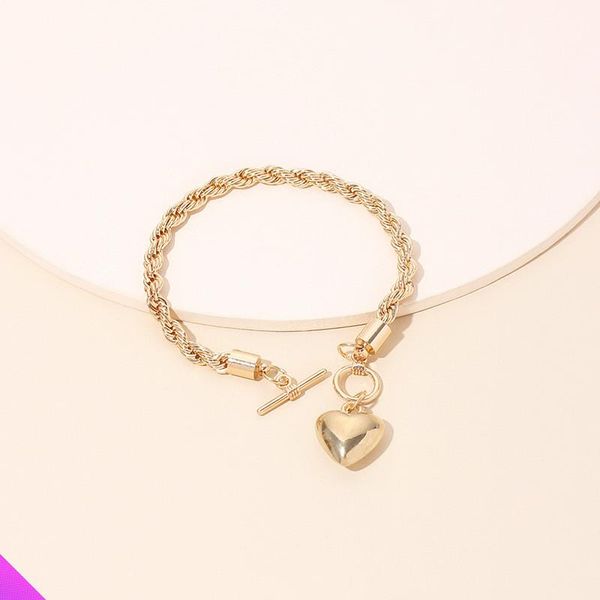 charm bracelets wholesale 5 gold heart shaped pendant bracelet fashion romantic sweet lady girl jewelry gift summer 2021, Golden;silver
charm bracelets wholesale 5 gold heart shaped pendant bracelet fashion romantic sweet lady girl jewelry gift summer 2021, Golden;silver