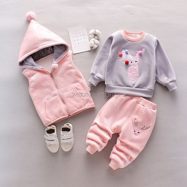recm-nascido quente casaco com capuz moletom calas 3 ps conjunto roupas do beb meninos meninas terno de inverno crianas esportes tre, White
recm-nascido quente casaco com capuz moletom calas 3 ps conjunto roupas do beb meninos meninas terno de inverno crianas esportes tre, White