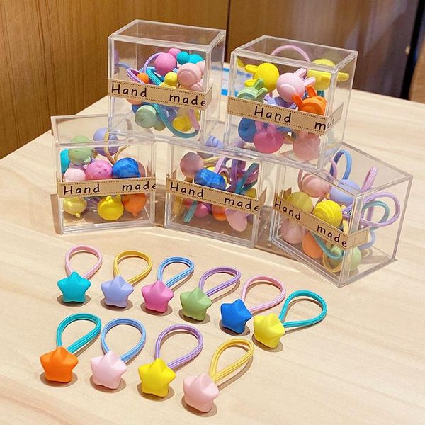 hair accessories 10pcs/box packed girls cute colorful ball heart scrunchie kids ponytail holder elastic band fashion, Slivery;white
hair accessories 10pcs/box packed girls cute colorful ball heart scrunchie kids ponytail holder elastic band fashion, Slivery;white