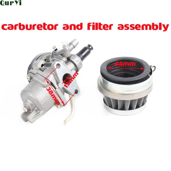 parts carburetor carb carby + steel 44mm air filter for 47cc 49cc mini moto dirt pocket bike atv quad minimoto minicro
parts carburetor carb carby + steel 44mm air filter for 47cc 49cc mini moto dirt pocket bike atv quad minimoto minicro
