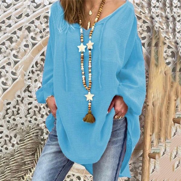 women's blouses & shirts women blouse v neck loose cotton shirt 2021 autumn winter long sleeve yellow red plus size, White
women's blouses & shirts women blouse v neck loose cotton shirt 2021 autumn winter long sleeve yellow red plus size, White
