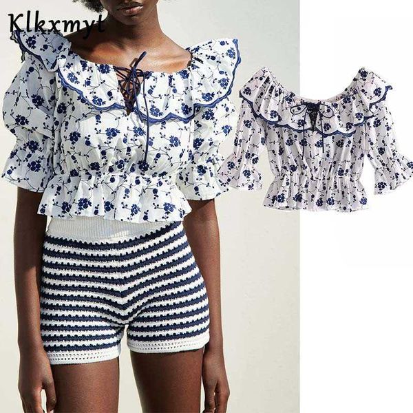 klkxmyt za blouse women short sleeve lace up s summer fashion layered decorative embroidery female chic 210527, White
klkxmyt za blouse women short sleeve lace up s summer fashion layered decorative embroidery female chic 210527, White