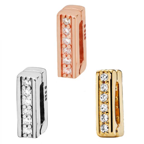 925 sterling silver bead three colors rectangle sparkling clips charm fit original pandora bracelets women fine diy jewelry gift, Black
925 sterling silver bead three colors rectangle sparkling clips charm fit original pandora bracelets women fine diy jewelry gift, Black