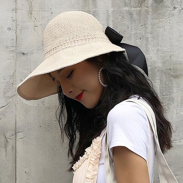 wide brim hats woman's sun female bowknot visor caps hand made straw summer cap casual shade hat empty beach, Blue;gray
wide brim hats woman's sun female bowknot visor caps hand made straw summer cap casual shade hat empty beach, Blue;gray