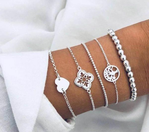 link, chain xiaoboacc 2021 jewelry love heart hollow lotus tassel leaf beaded bracelet set boho wholesale, Black
link, chain xiaoboacc 2021 jewelry love heart hollow lotus tassel leaf beaded bracelet set boho wholesale, Black