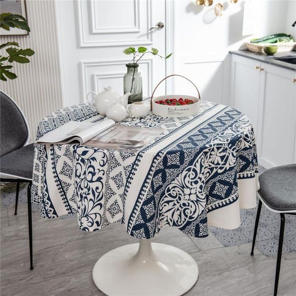 table cloth cilected tibetan blue printing round tablecloth 150cm ethnic style bohemian cotton and linen home cover decoration 1pc
table cloth cilected tibetan blue printing round tablecloth 150cm ethnic style bohemian cotton and linen home cover decoration 1pc