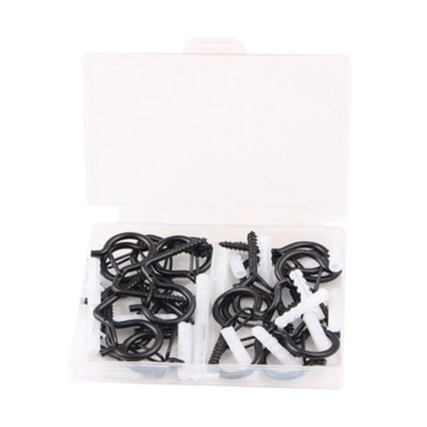 hooks & rails 40pcs q hangers, lights hanger hook, windproof screw in for plant baskets, bird feeder, christmas party
hooks & rails 40pcs q hangers, lights hanger hook, windproof screw in for plant baskets, bird feeder, christmas party